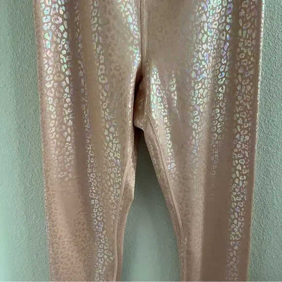 NWT IVL Collective Active Iridescent High Waist Leggings Leopard 8 - Picture 3 of 12